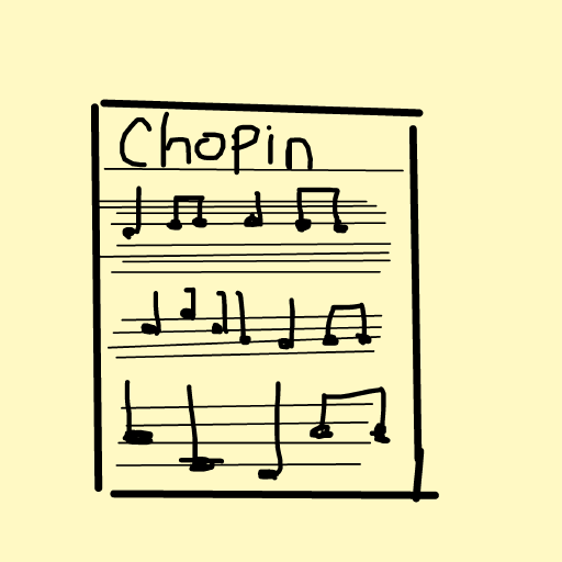 Sheet Music drawing by edge-coal-earth