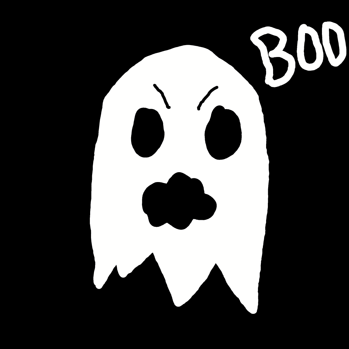 Ghost drawing by Purokushi