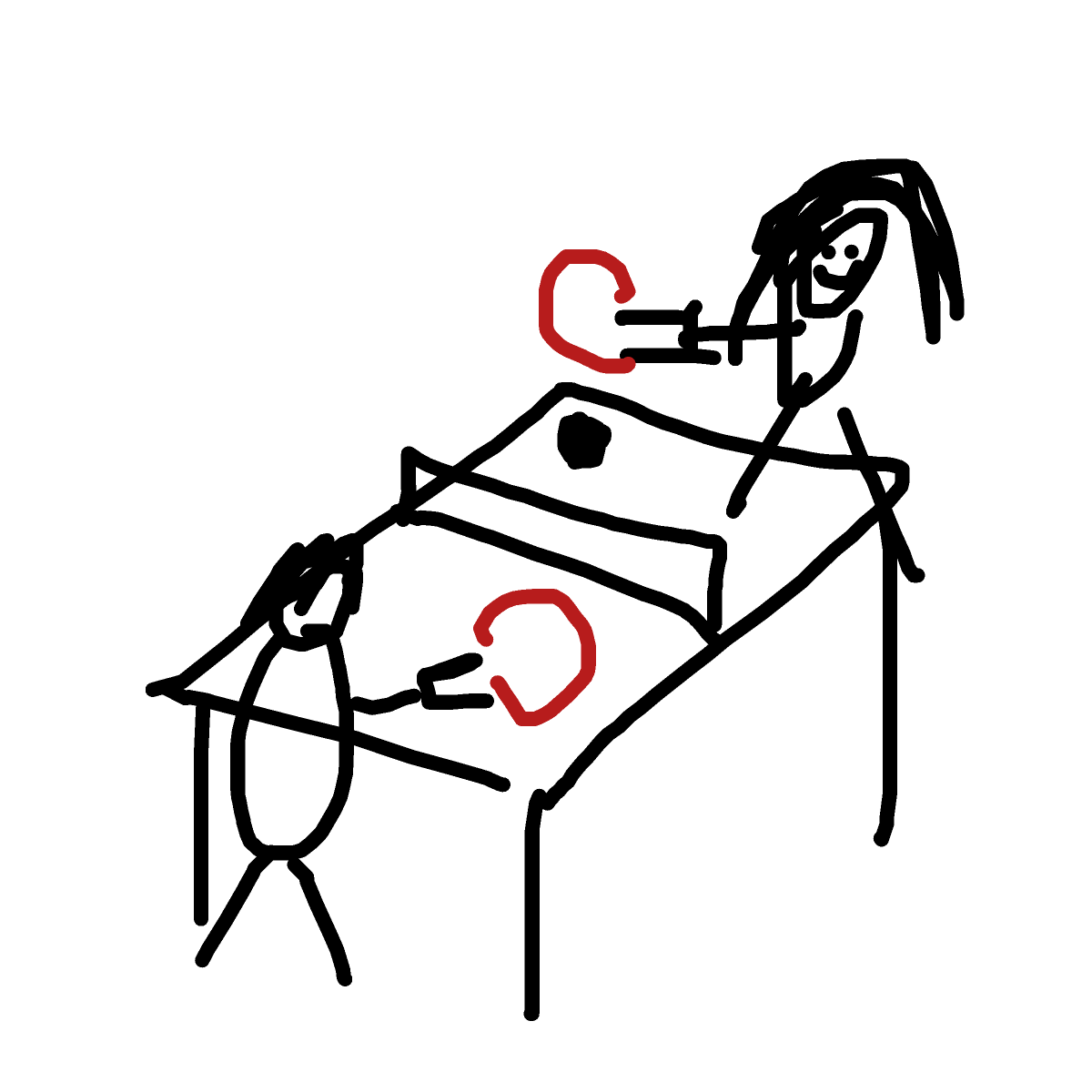 Ping Pong drawing by mathioss