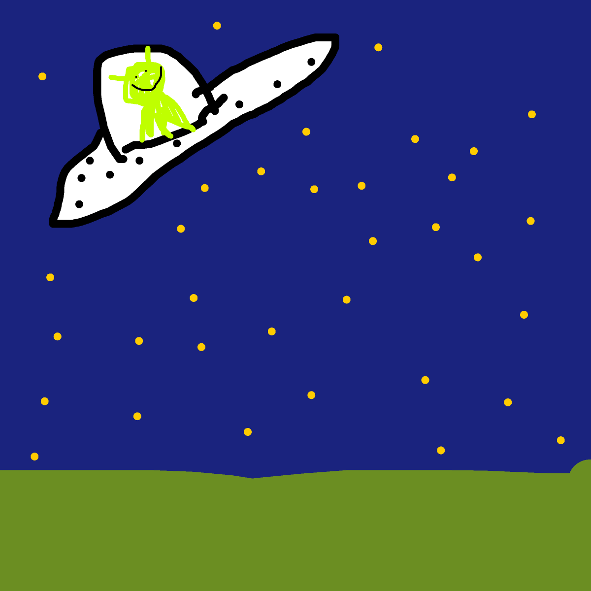 UFO drawing by marit