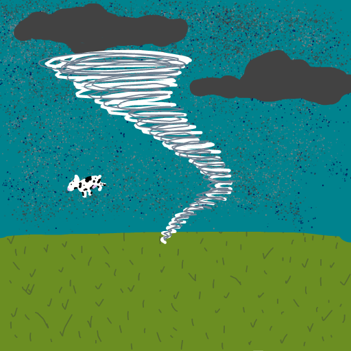 Tornado drawing by gamma-coal-wheel