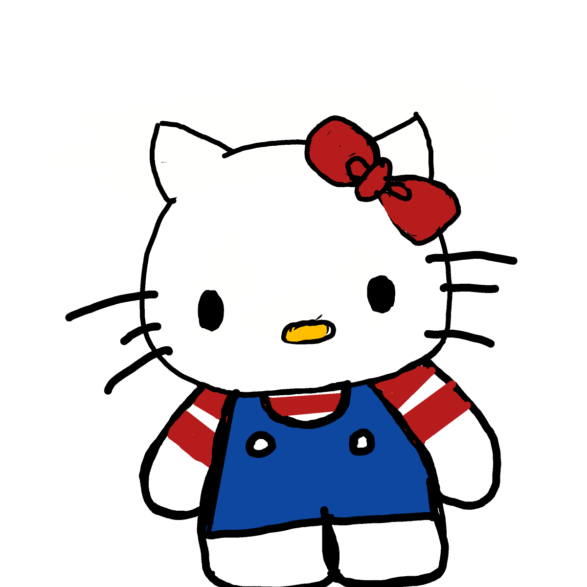 Hello Kitty drawing by manders