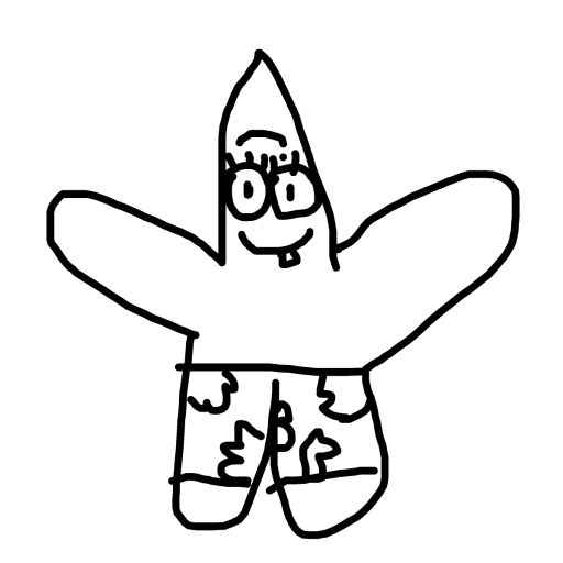 Patrick Star drawing by plum-sun-genius