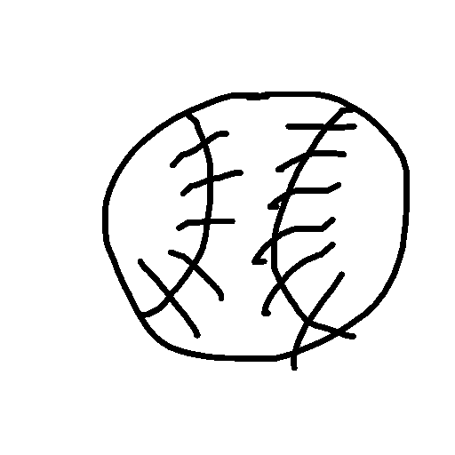 Baseball drawing by grand-crisp-wave