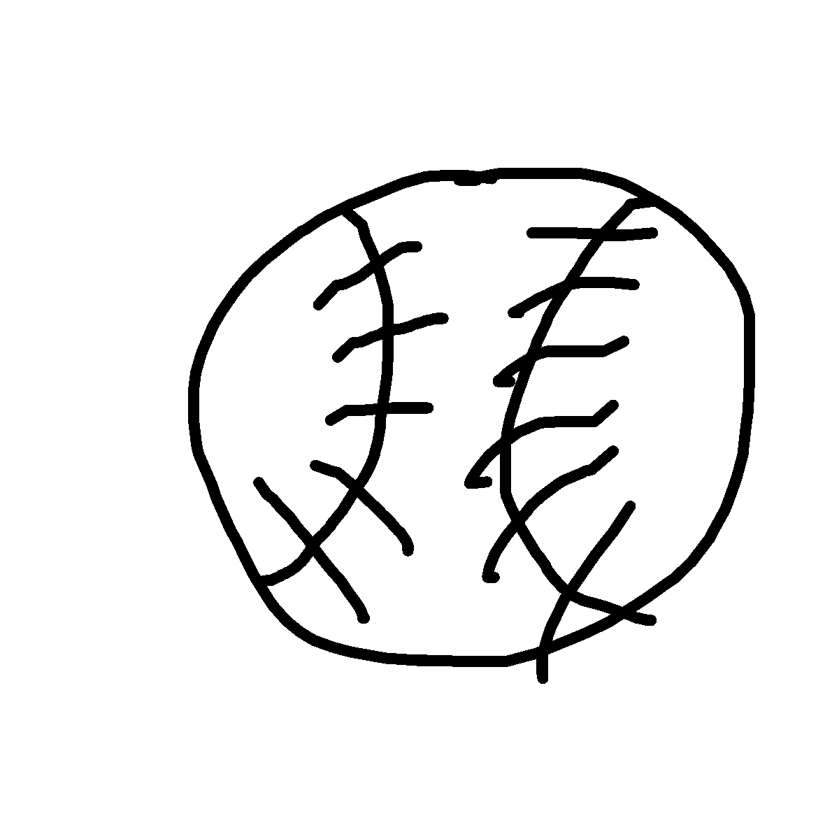 Baseball drawing by grand-crisp-wave
