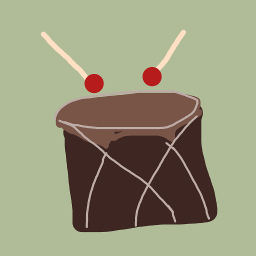 Drum drawing by nice-draw-designer