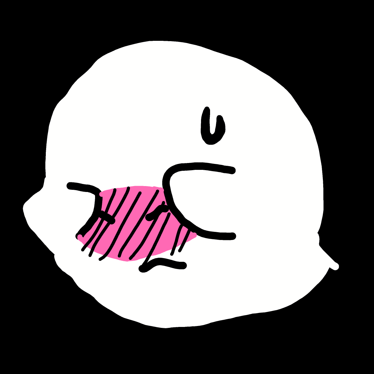 Boo drawing by Guardianoflives