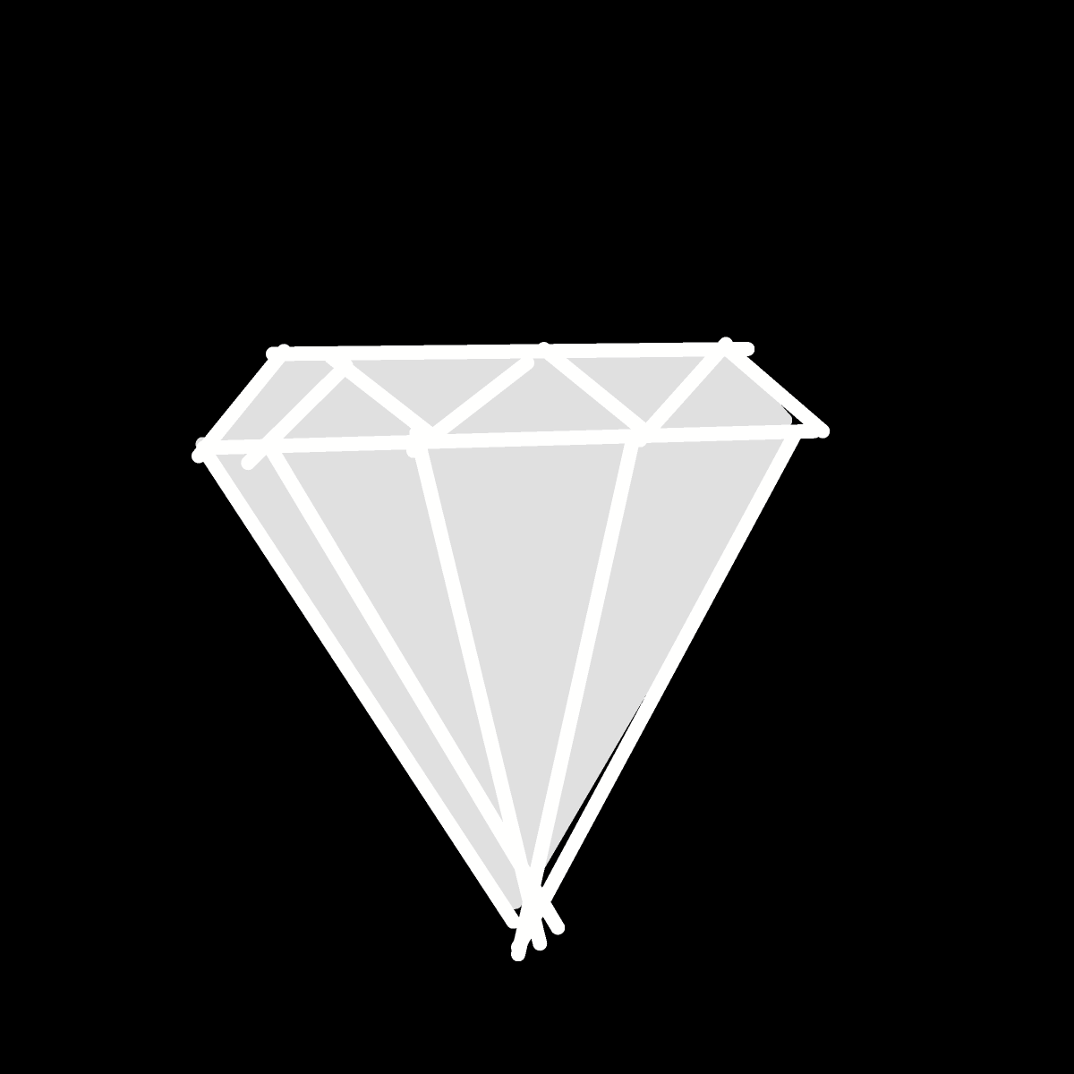 Diamond drawing by spaige