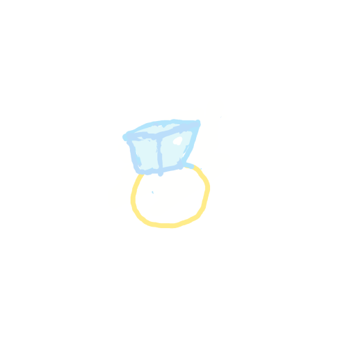 Diamond drawing by star
