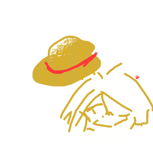 Straw Hat drawing by mi_feng_wang