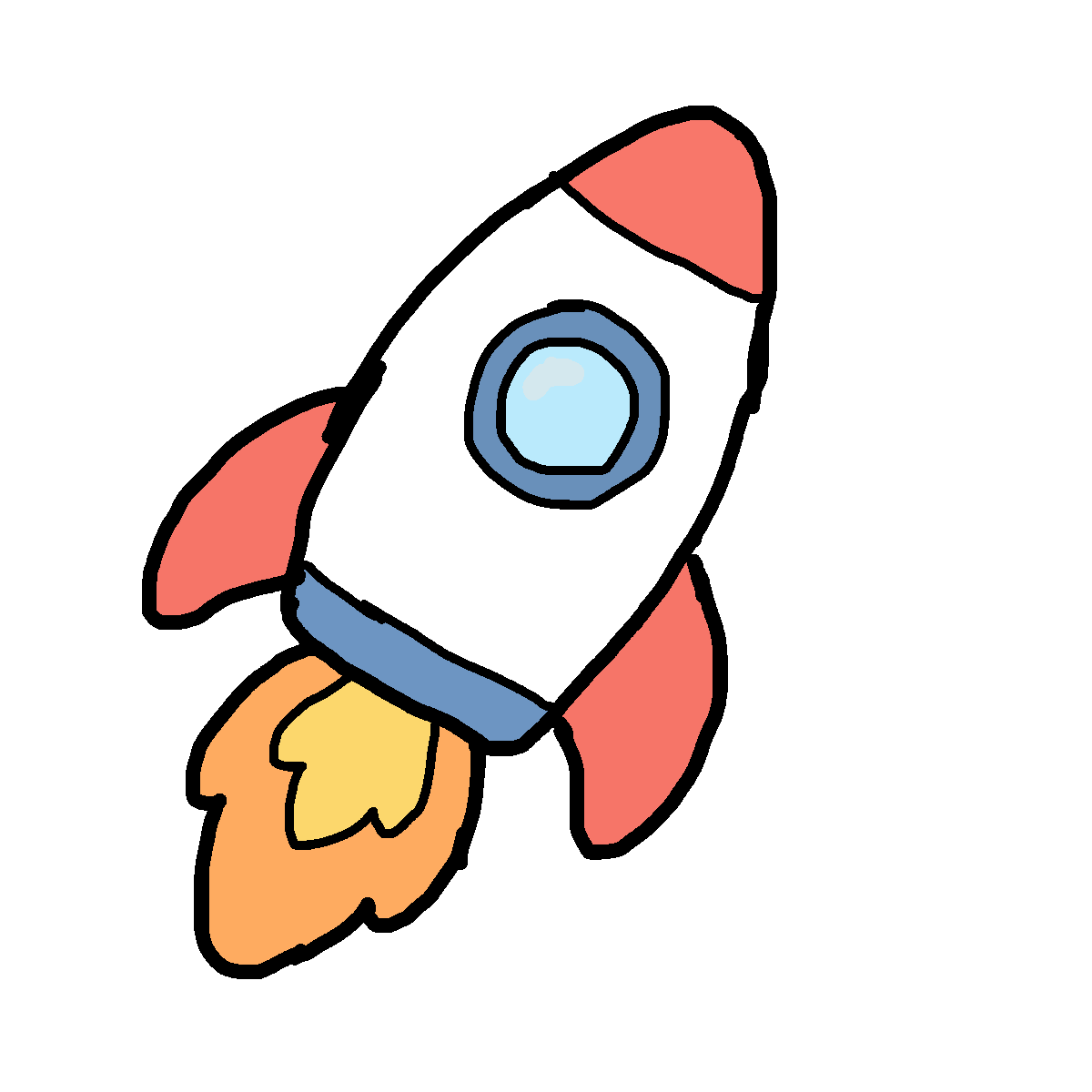 Rocket drawing by kyle