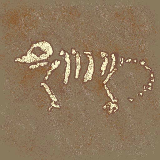 Fossil drawing by Guardianoflives
