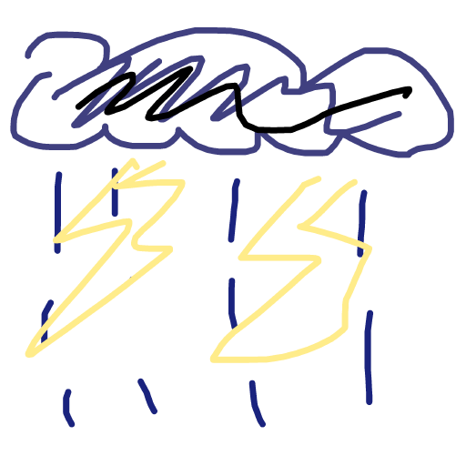 Storm drawing by wave-zest-painter