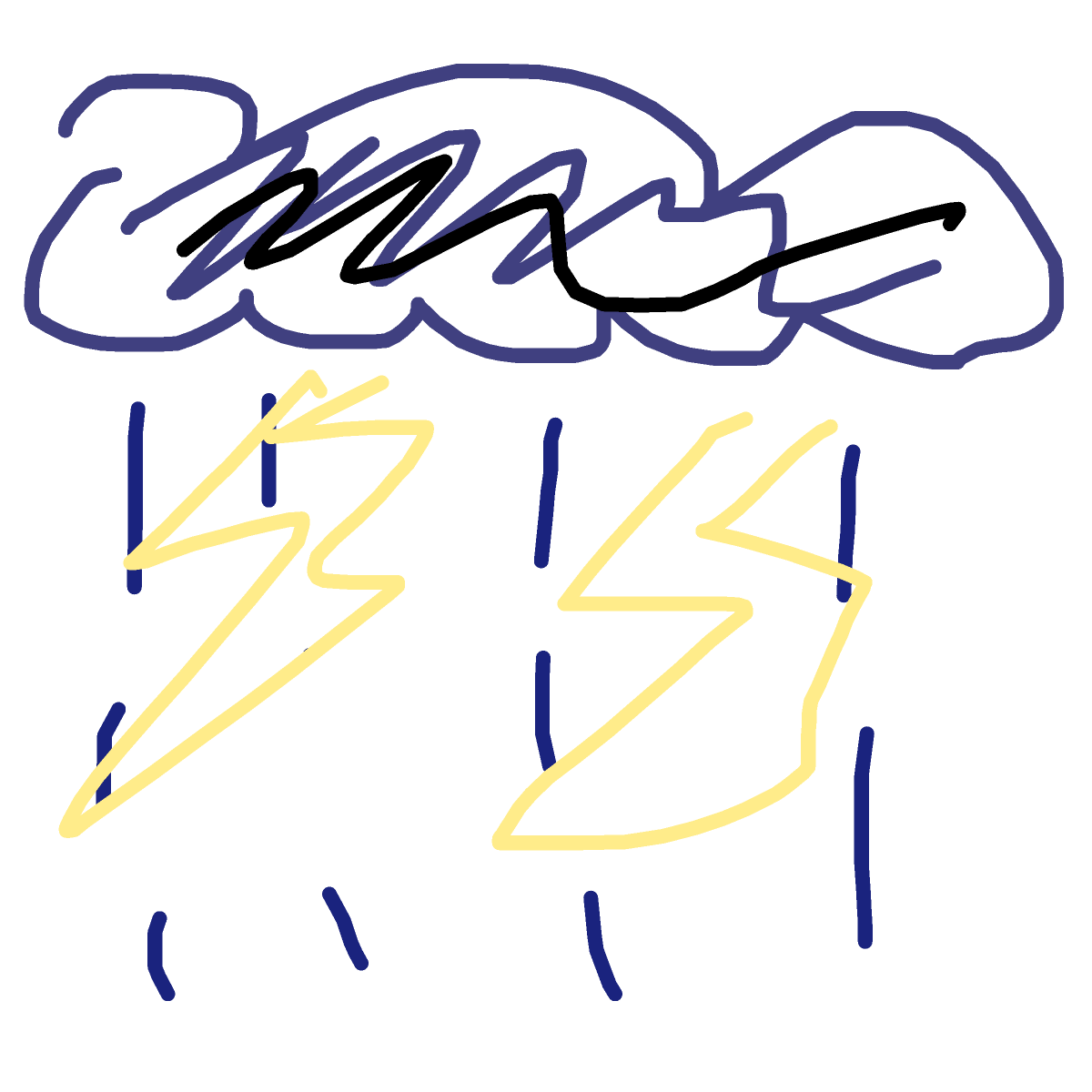 Storm drawing by wave-zest-painter