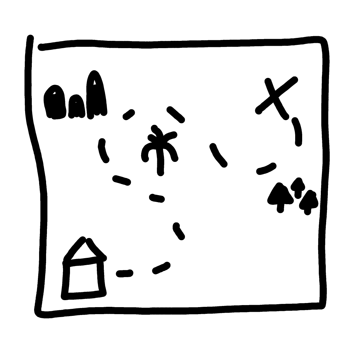 Treasure Map drawing by deep-free-eye