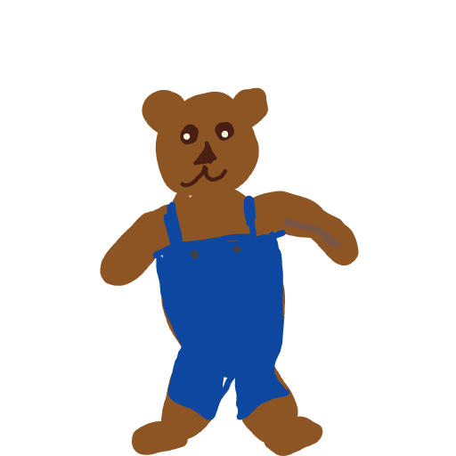 Teddy Bear drawing by omega-coral-shape