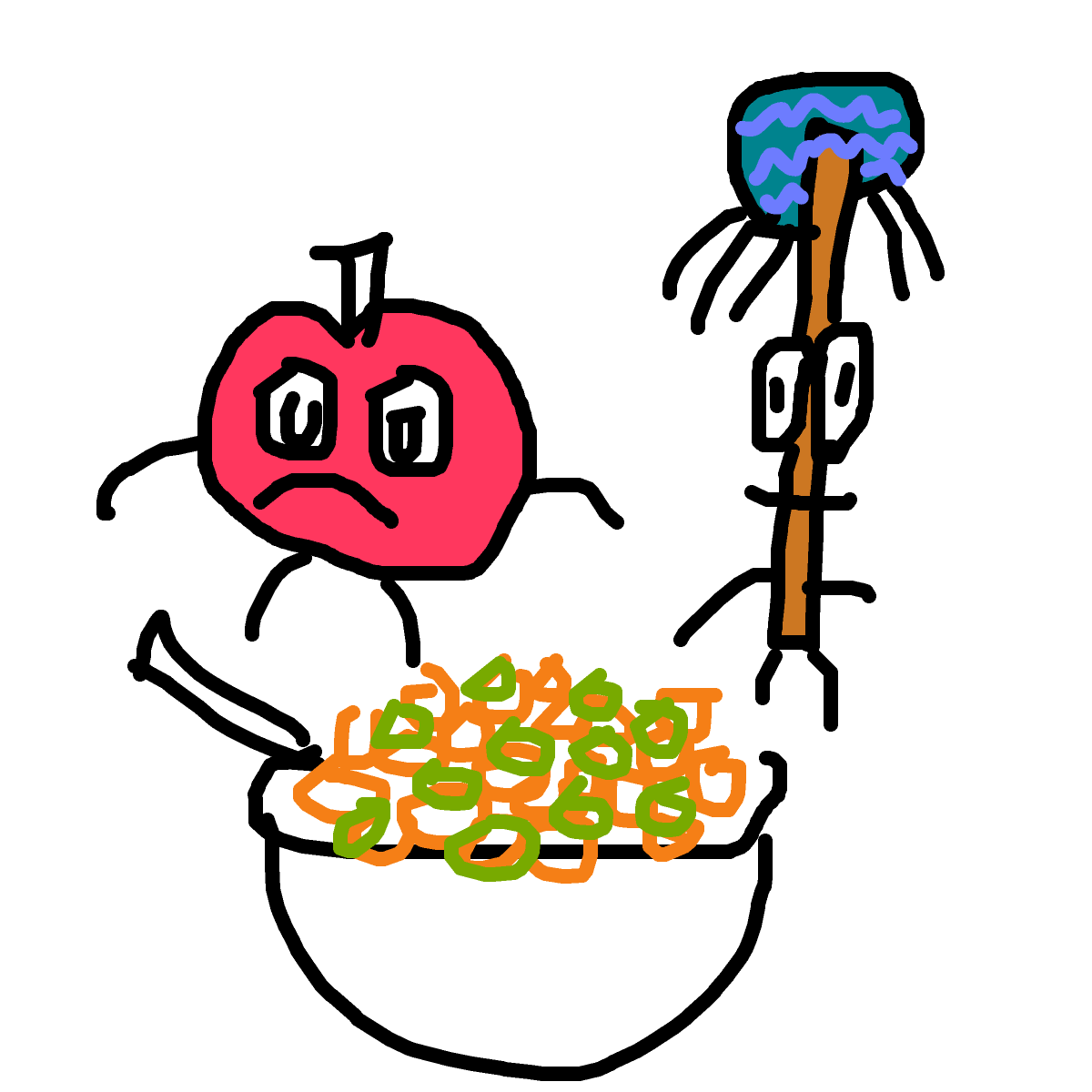 Cereal drawing by paint-brass-bliss