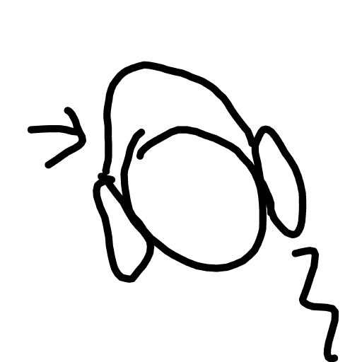 Headphones drawing by Bri3