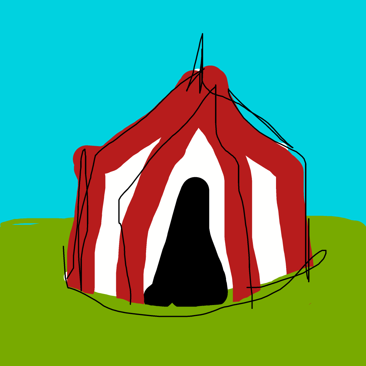 Big Top drawing by nice-draw-designer