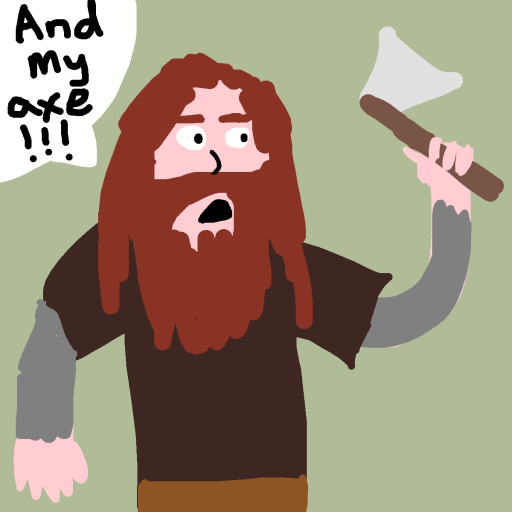 Gimli drawing by jashezilla