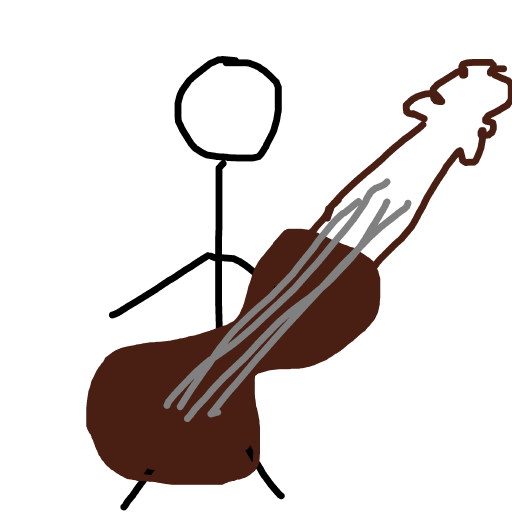 Musician drawing by bia