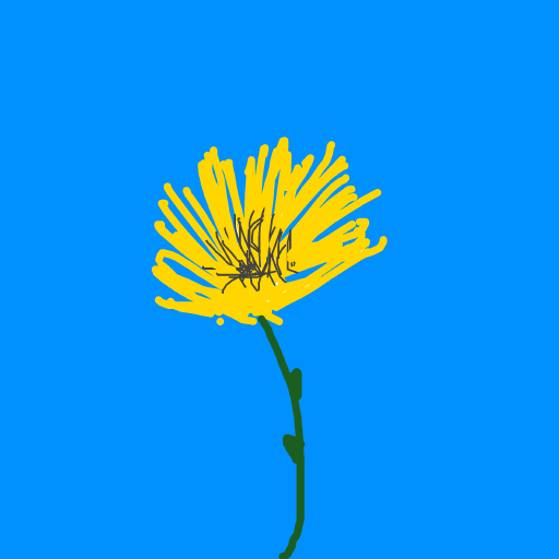 Dandelion drawing by johnny boy