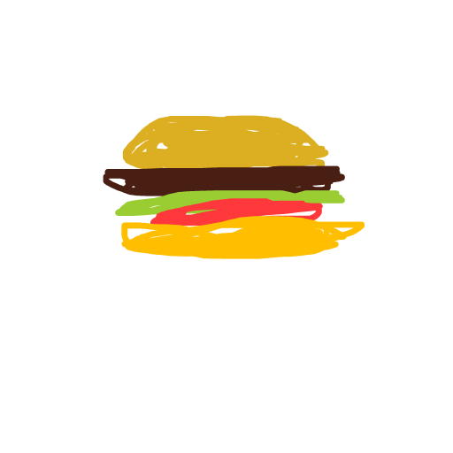 Burger drawing by epic-true-link
