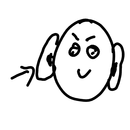 Ear drawing by Bridgitte