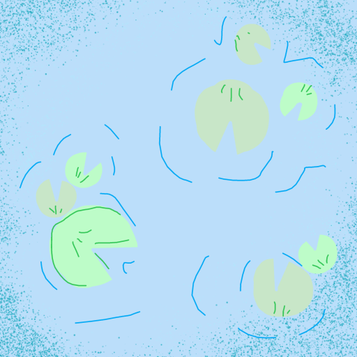 Lily Pad drawing by gummy squirm