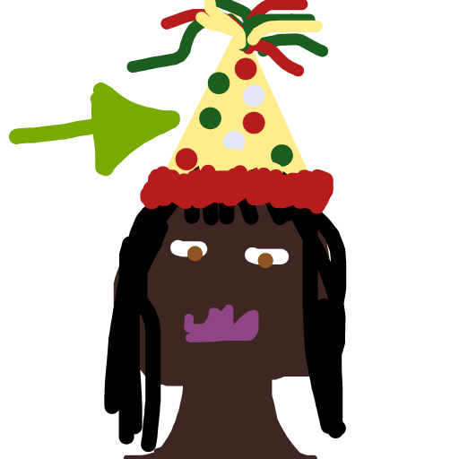 Party Hat drawing by brush-star-site