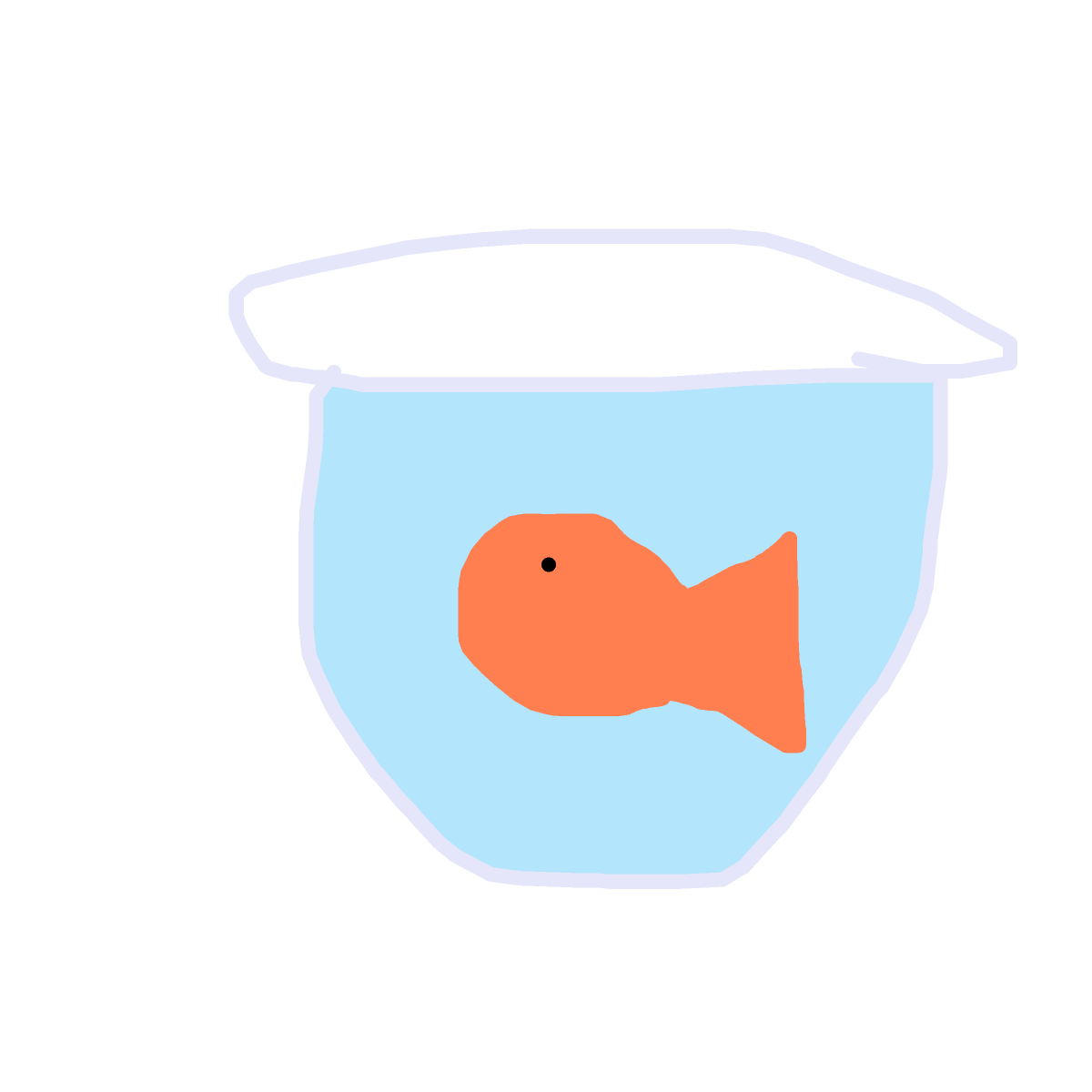 Goldfish drawing by treehugger0707