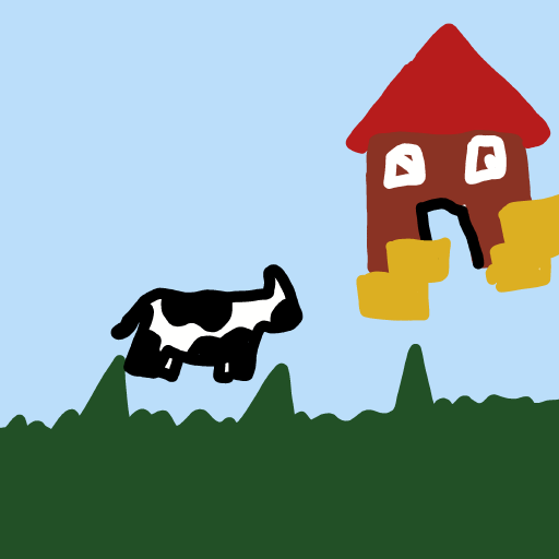 Cow drawing by SafiyyaJ