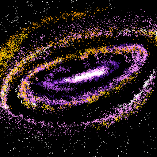 Galaxy drawing by nammy