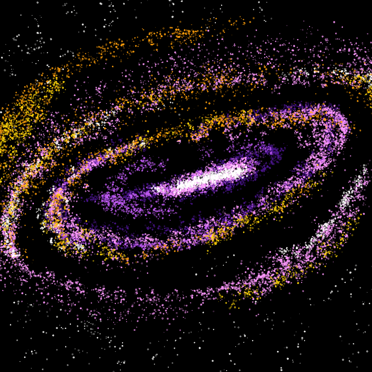 Galaxy drawing by nammy