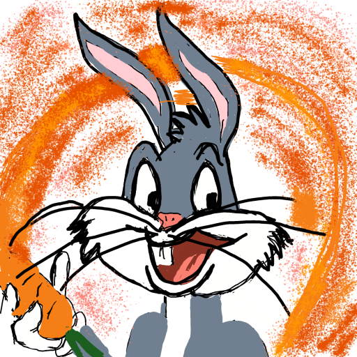 Bugs Bunny drawing by manders