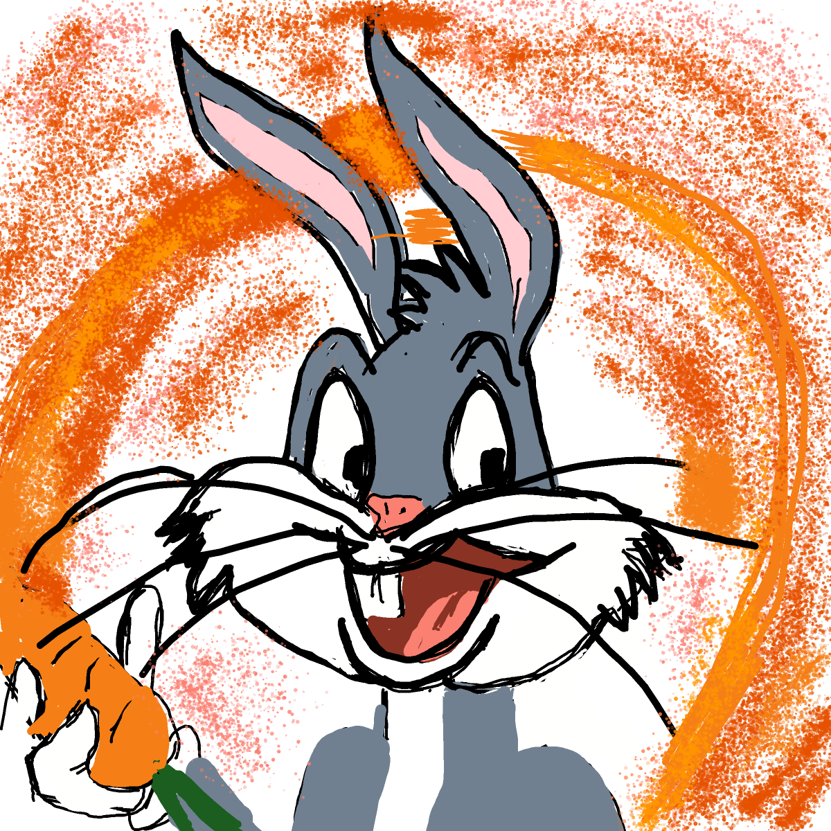Bugs Bunny drawing by manders