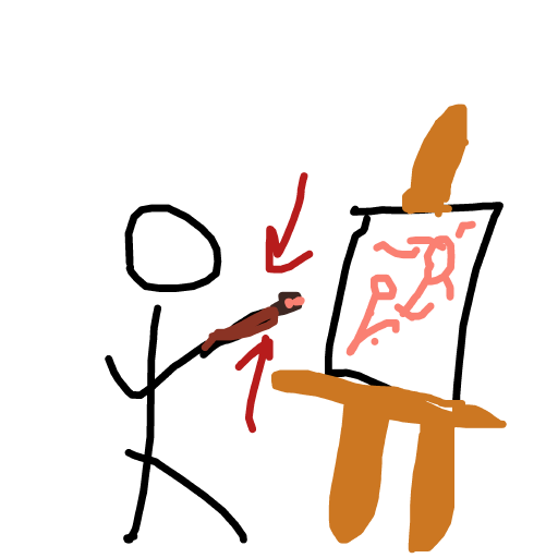 Paintbrush drawing by light-jade-pride