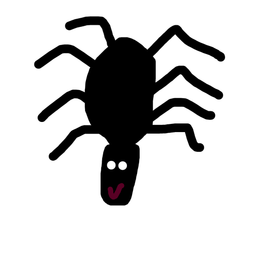 Spider drawing by countnicula