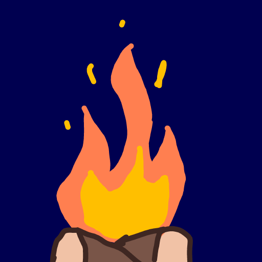 Campfire drawing by Juliezzz