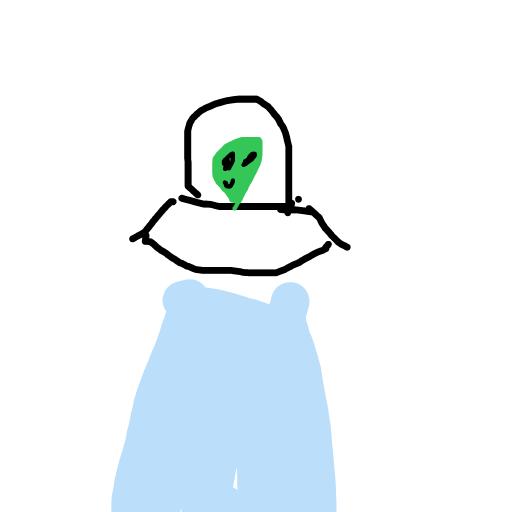 UFO drawing by wombat