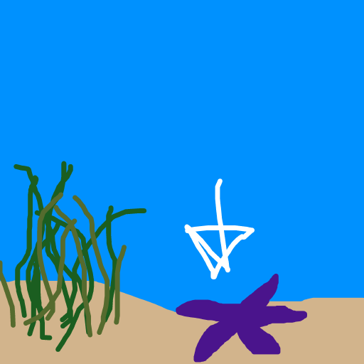 Sea Star drawing by sarahm42006