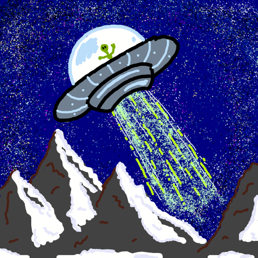 UFO drawing by gamma-coal-wheel
