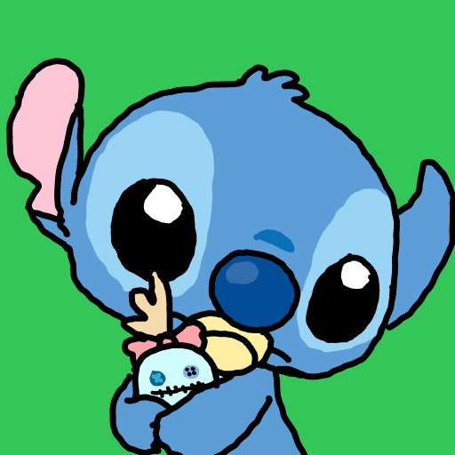 Stitch drawing by Guardianoflives