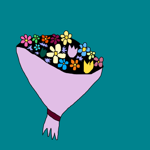 Bouquet drawing by krissywissy