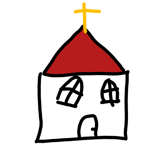 Church drawing by Juls