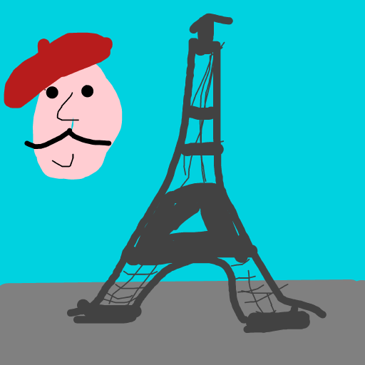 Eiffel Tower drawing by nice-draw-designer