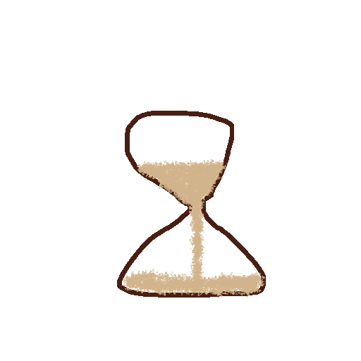 Hourglass drawing by color-olive-web
