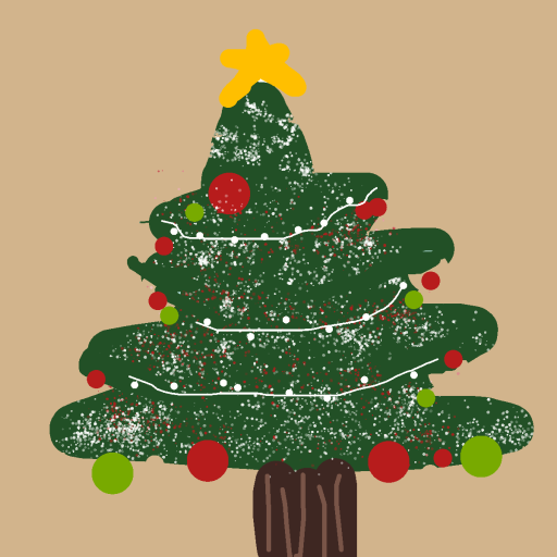 XMas Tree drawing by ivory-happy-way