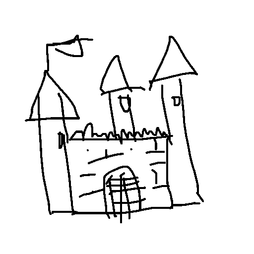 Castle drawing by fire-quick-wheel