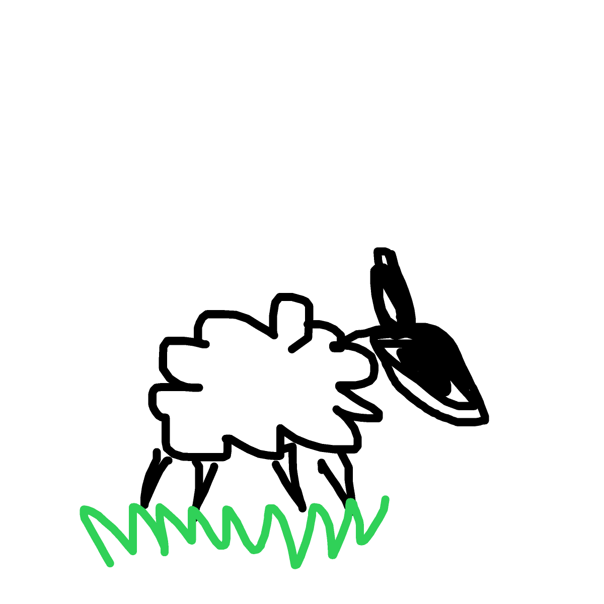 Sheep drawing by wise-epic-port